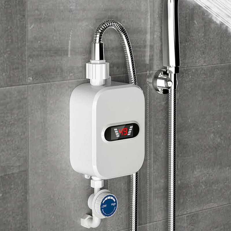 220V/110V 3500W instant electric water heater fast heating mini small electric kitchen treasure thermostatic shower shower set