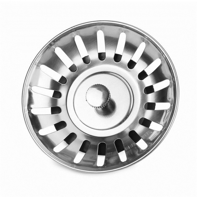 New Kitchen Sink Strainer Stopper Cover Stainless Steel Bathroom Basin Hair Catcher Trap Floor Waste Plug Sink Filtre lavabo