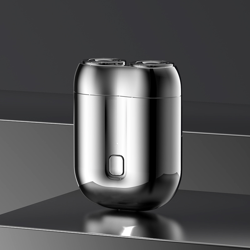 German imported blades 🇩🇪, 5-second quick shave ⏱️, dual-head contour design ✨, portable and washable 💧.