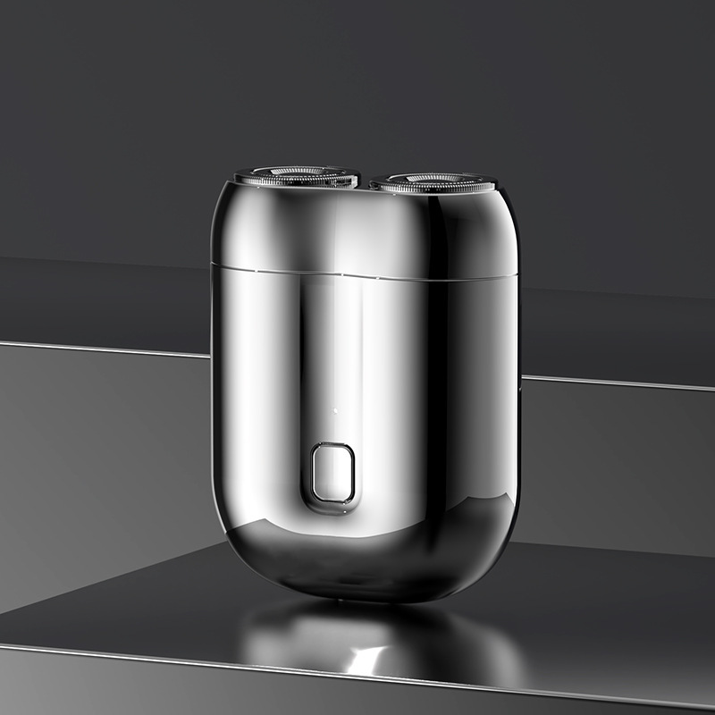 German imported blades 🇩🇪, 5-second quick shave ⏱️, dual-head contour design ✨, portable and washable 💧.
