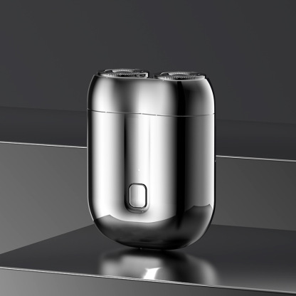 German imported blades 🇩🇪, 5-second quick shave ⏱️, dual-head contour design ✨, portable and washable 💧.