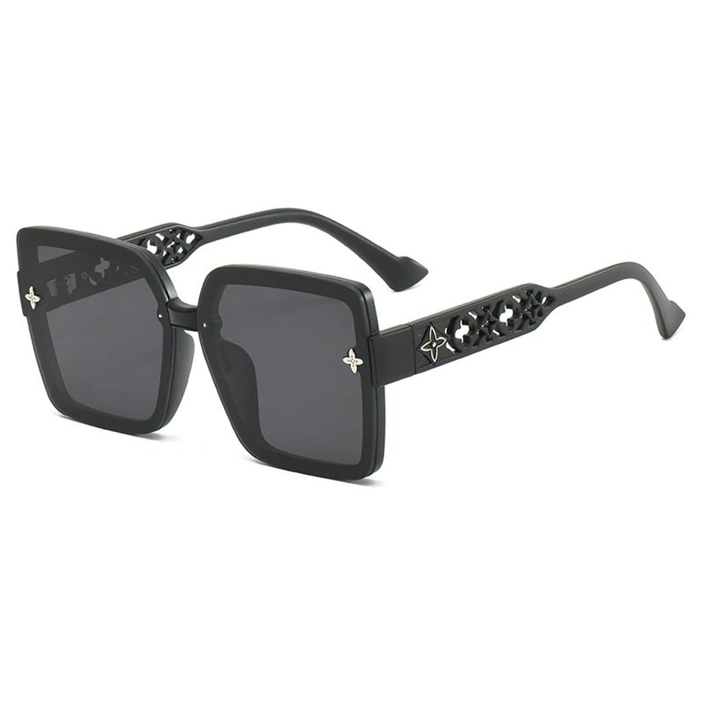 Quadratische trendige Damensonnenbrille