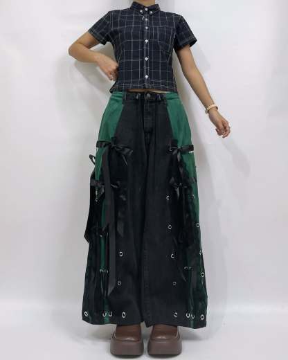 (The last one today) Ribbon pants are so cool