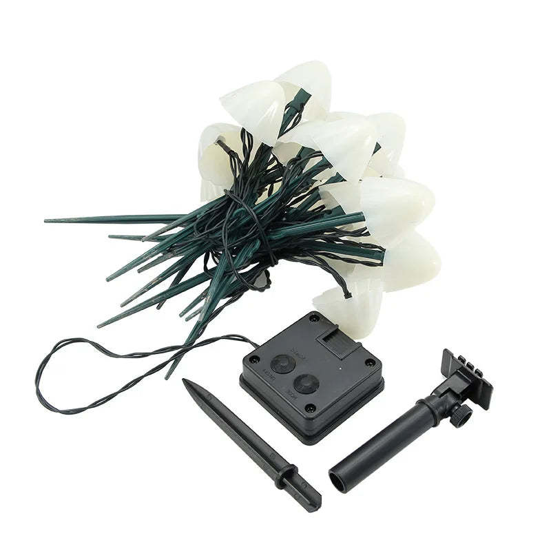 🍄Beautiful garden decoration🍄Mushroom Solar Light String💡