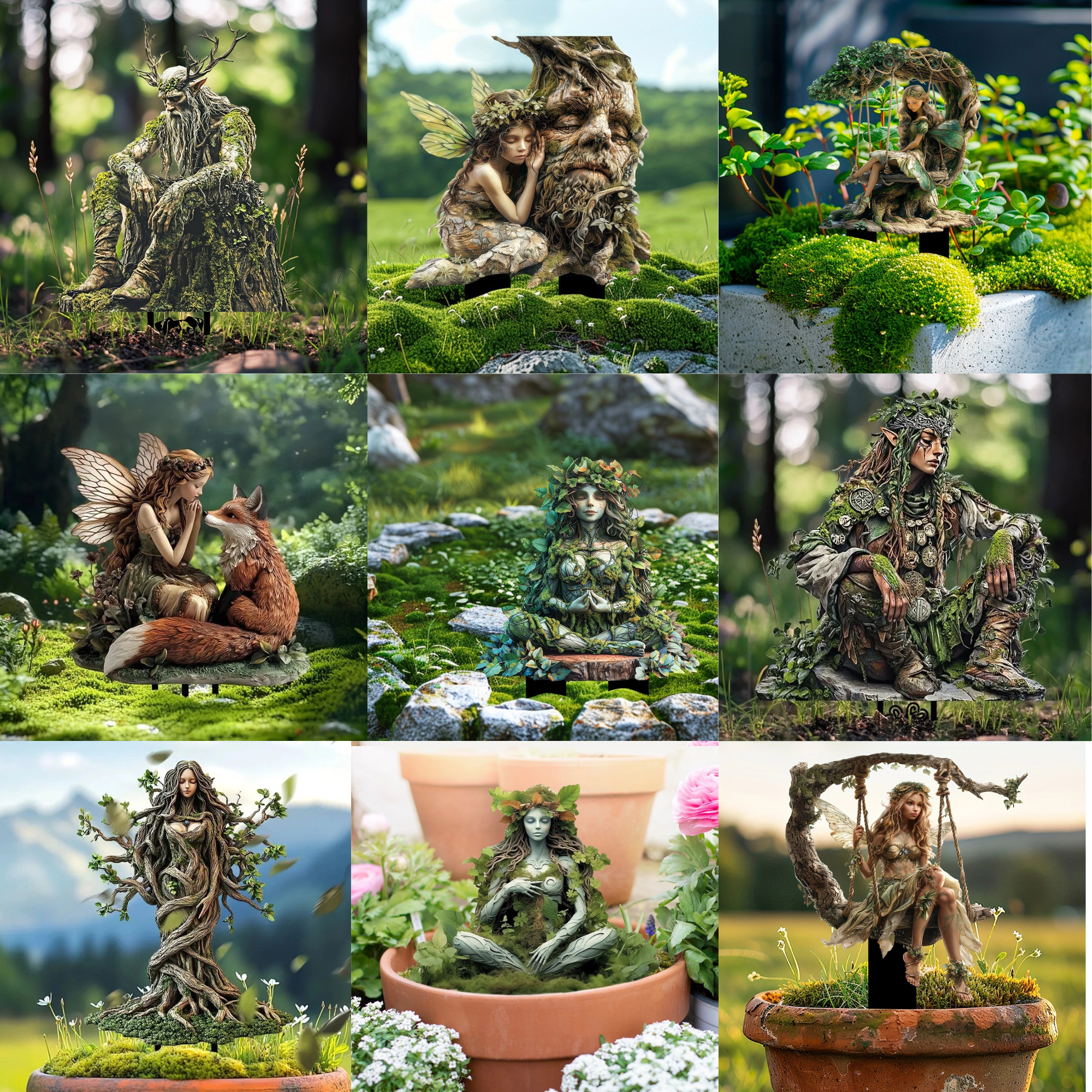 🌿Garden Stakes in the Enchanting Forest