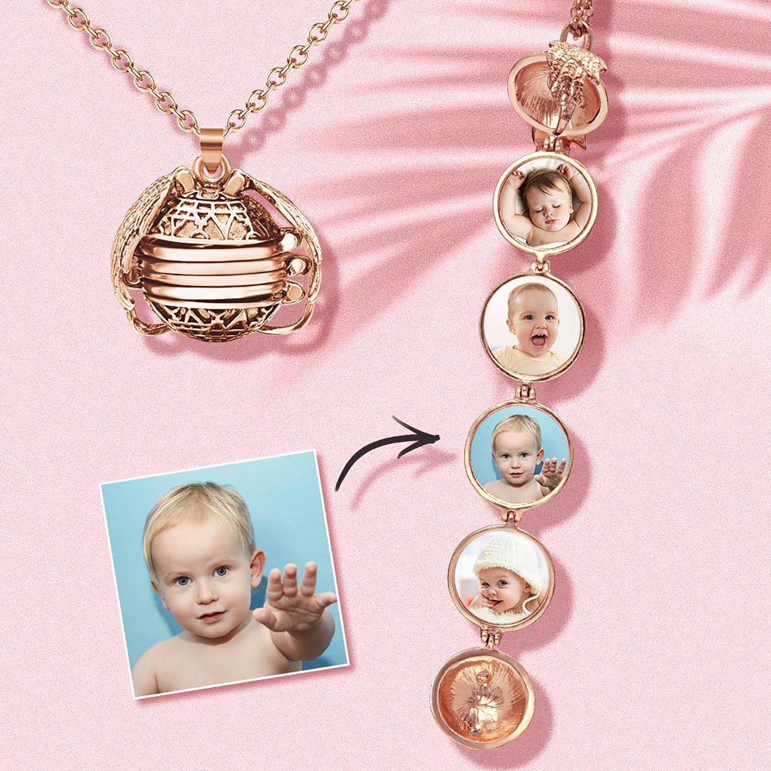 Ruocoo - Foldable Photo Pendant Accessories