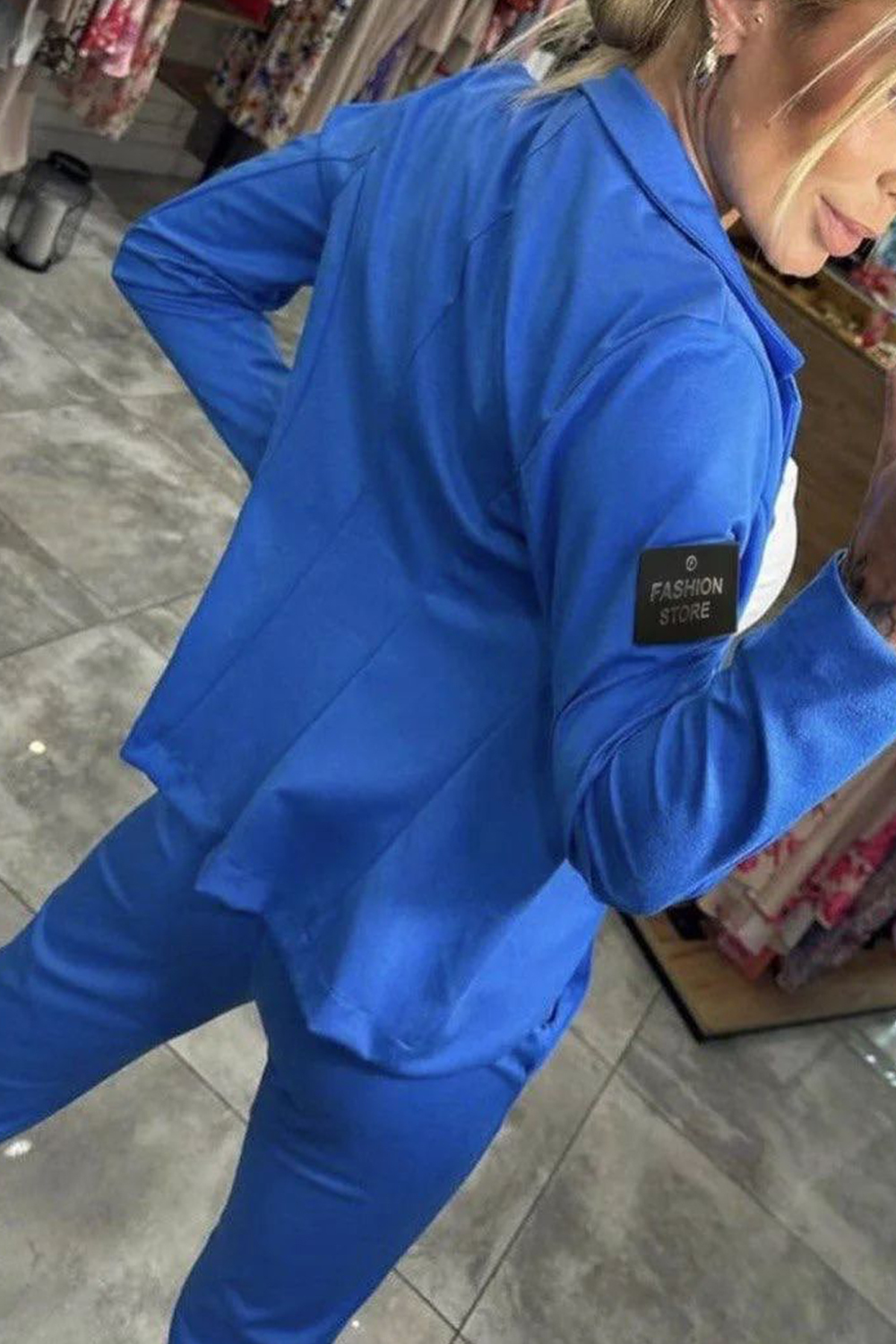 Women's Jacket & Elastic Waist Pants Set | Comfort Two-Piece Outfit