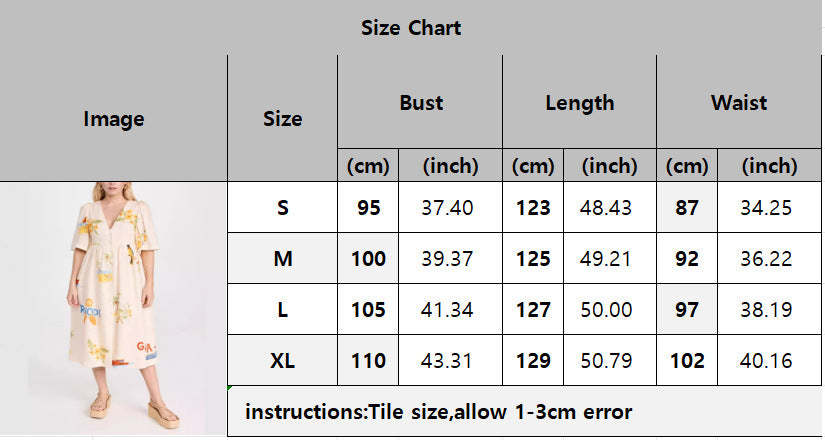 🌸Casual Puff Sleeve Dress