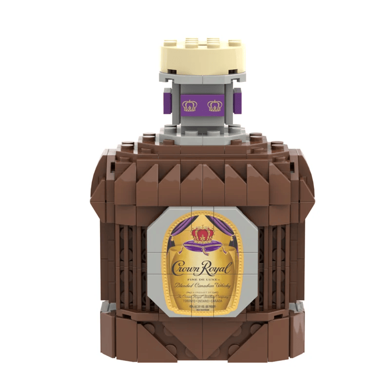Whiskey Bottle Building Blocks Series, High End Customized Wine, Simul