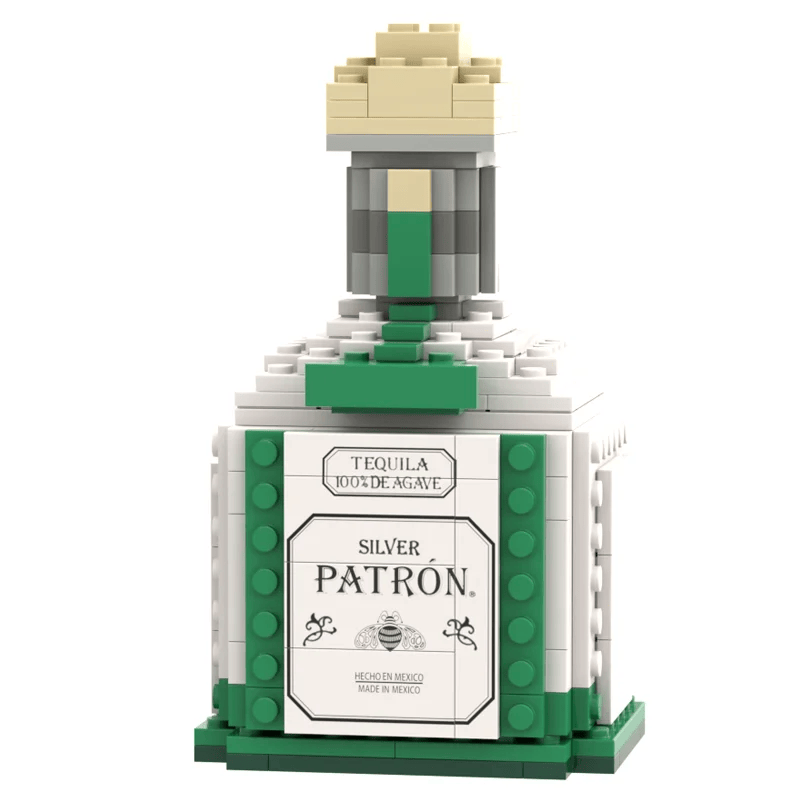 Whiskey Bottle Building Blocks Series, High End Customized Wine, Simulation Bottle Creative Collection, Building Block Gifts