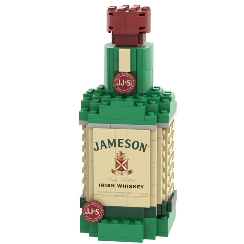 Whiskey Bottle Building Blocks Series, High End Customized Wine, Simulation Bottle Creative Collection, Building Block Gifts