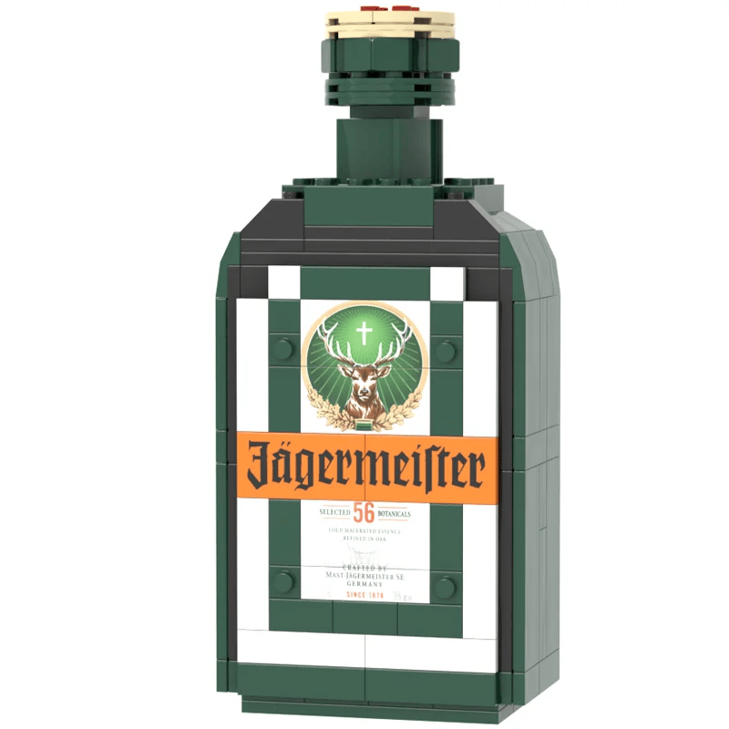 Whiskey Bottle Building Blocks Series, High End Customized Wine, Simulation Bottle Creative Collection, Building Block Gifts