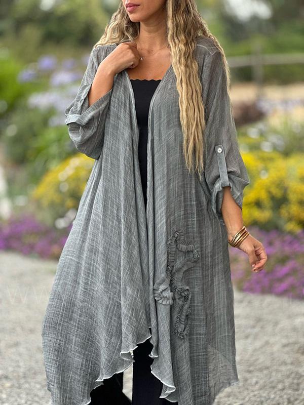 Casual women's holiday loose cardigan