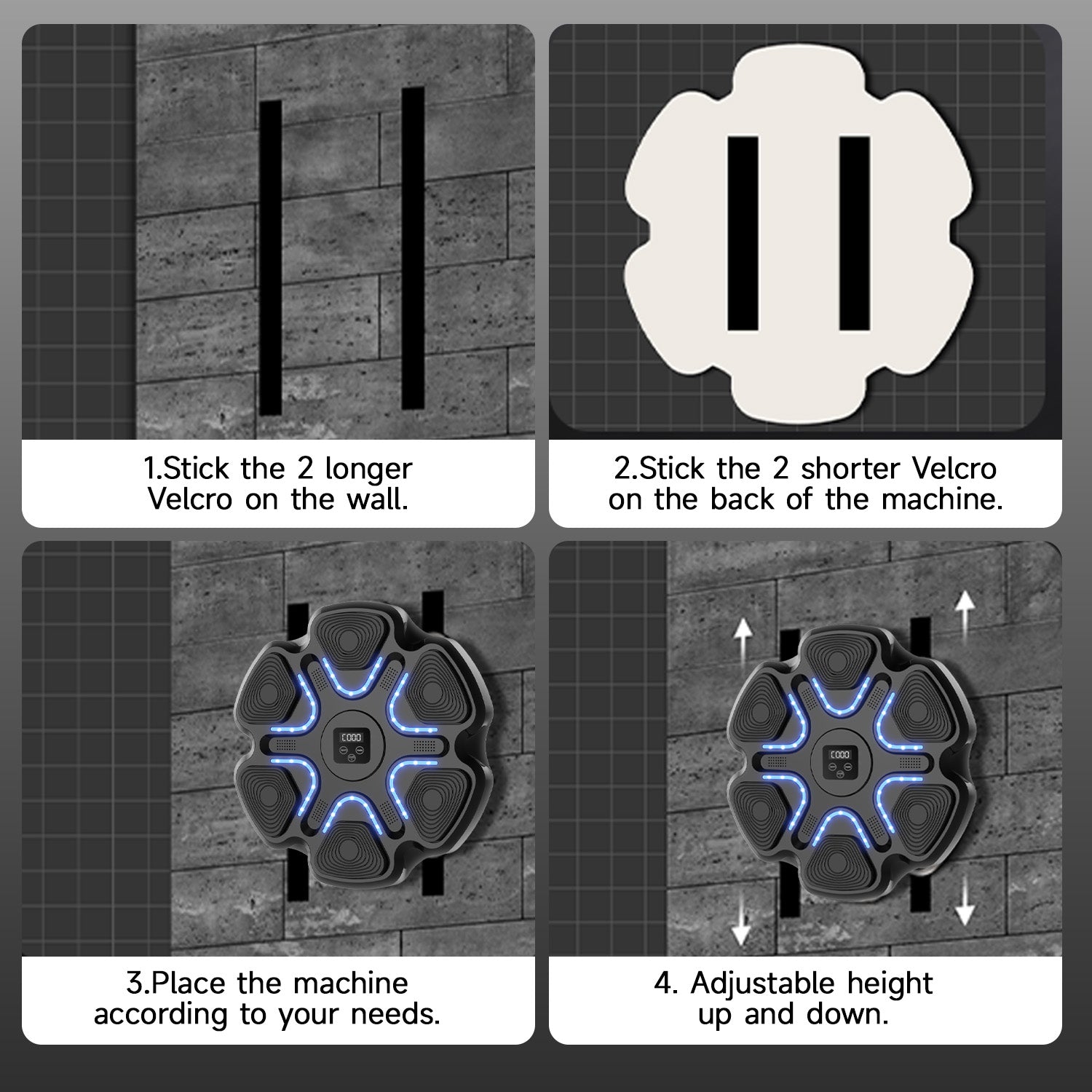 Music Boxing Machine with Boxing Gloves(Adult Edition)