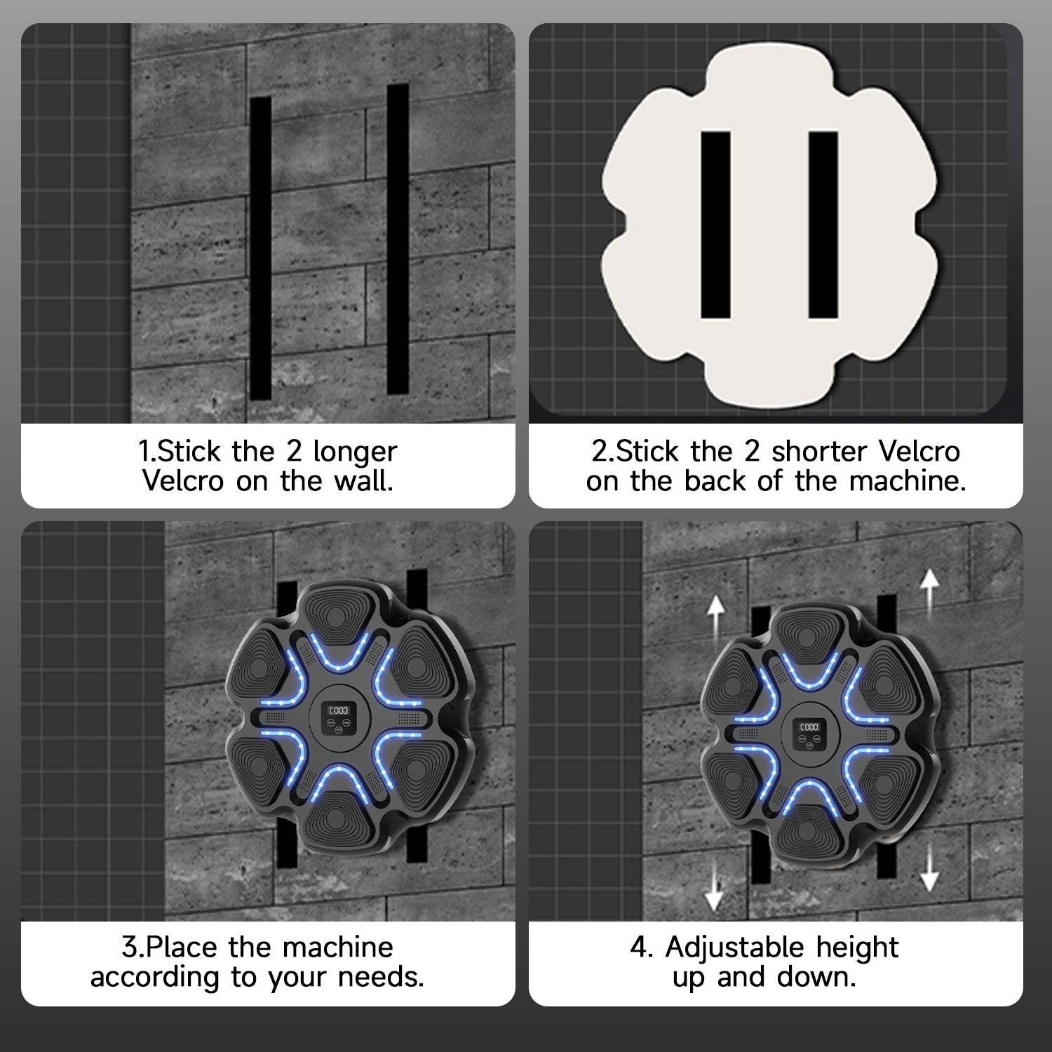 Music Boxing Machine with Boxing Gloves(Adult Edition)