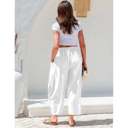 🎁Last Day - Women's Linen Wide Leg Pants with Pockets