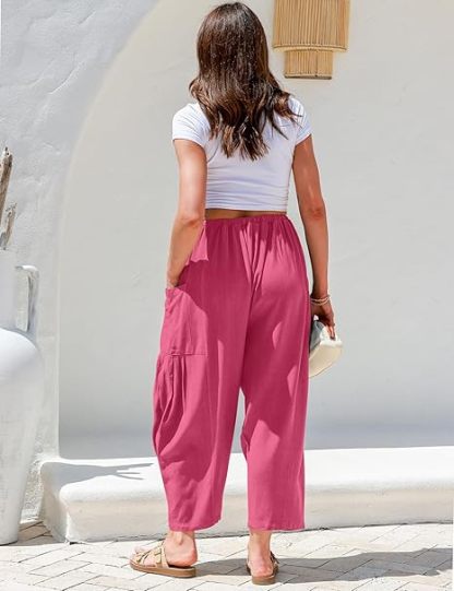 🎁Last Day - Women's Linen Wide Leg Pants with Pockets
