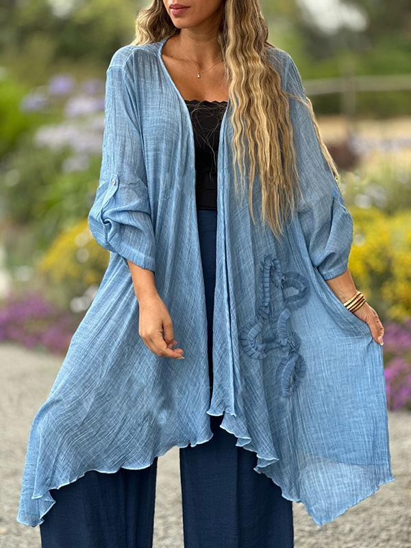Casual women's holiday loose cardigan