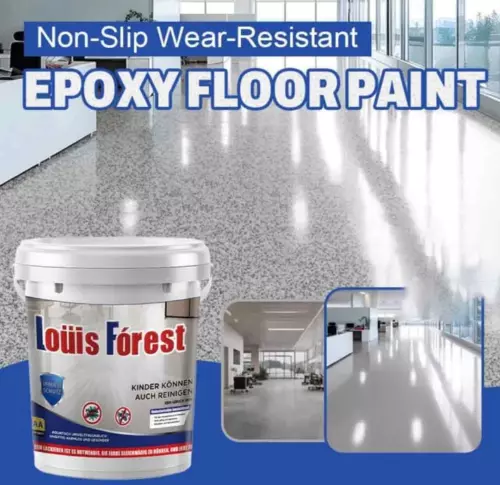 Louis Forest Epoxy Floor Paint,High-Gloss Marble Effect Epoxy Floor Coating - Picture 3 of 27