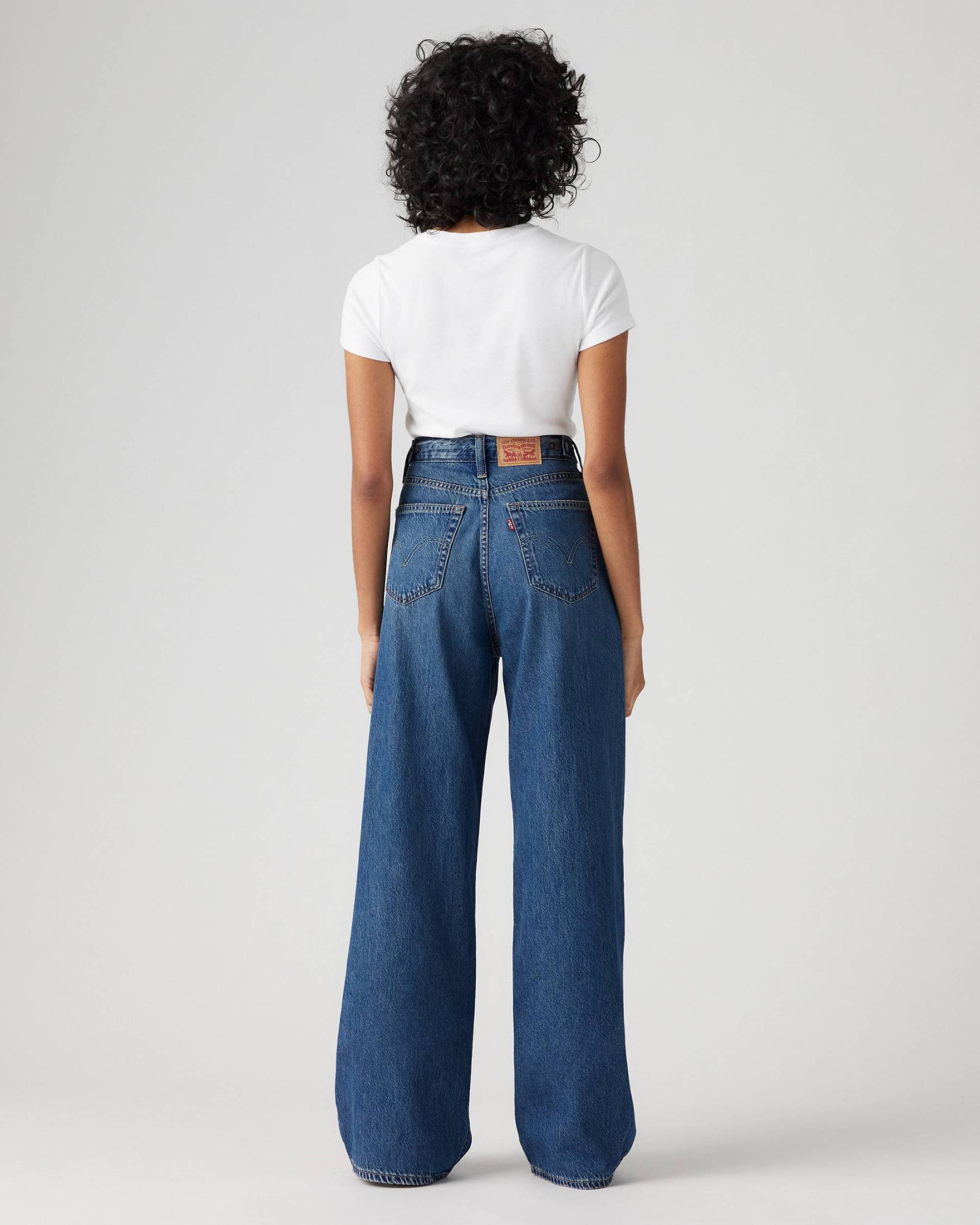 Adjustable Womens Cinch Baggy Jeans