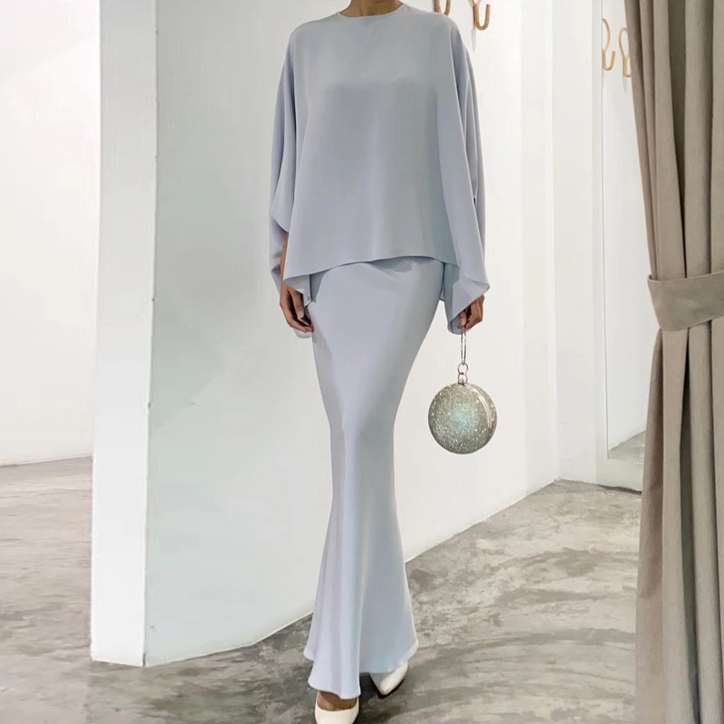 Vintage High Street Skirts Suits  Fashion Floral Print Party Set Casual Loose Asymmetric Commuter Outfits