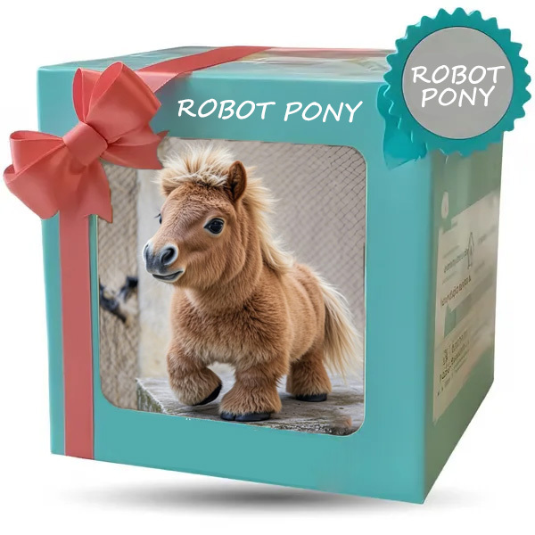 🐎Ruocoo - My Realistic Robot Pony Walks, barks, and wags its tail—just like the real thing!