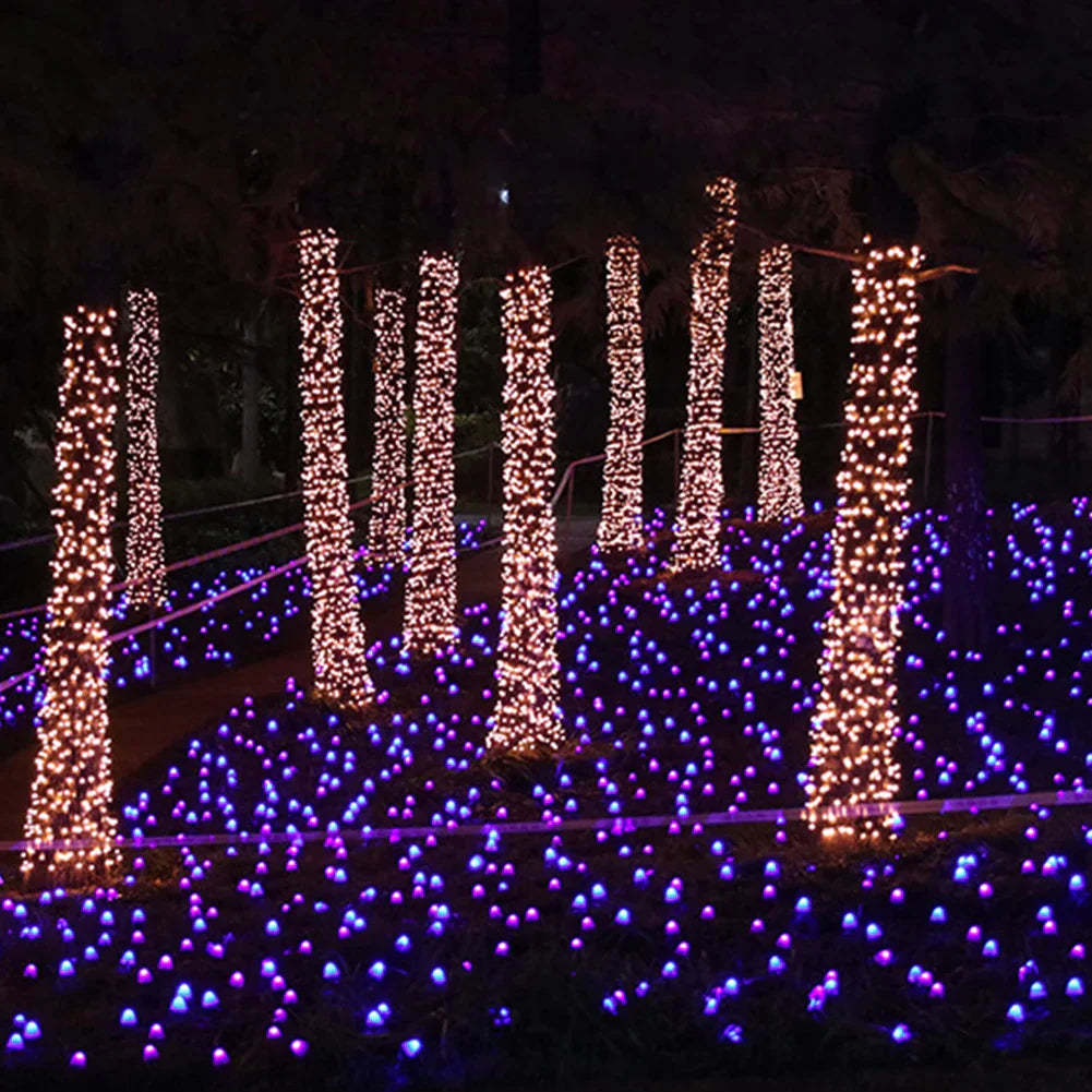 🍄Beautiful garden decoration🍄Mushroom Solar Light String💡