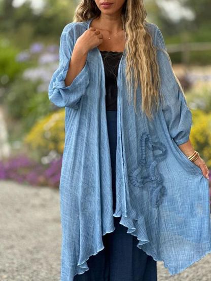 Casual women's holiday loose cardigan