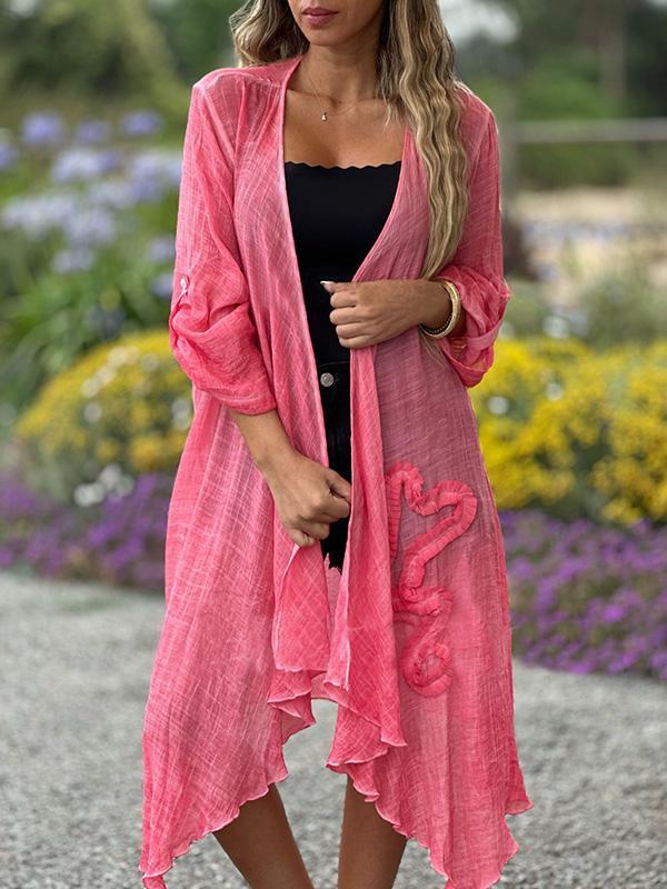 Casual women's holiday loose cardigan