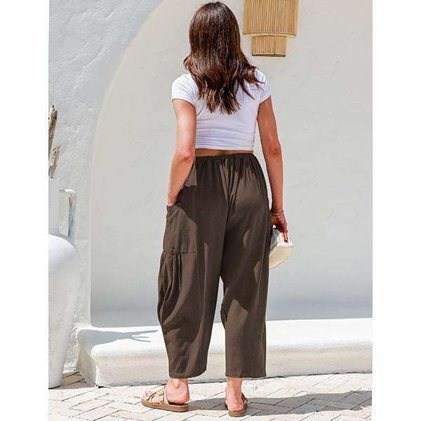 🎁Last Day - Women's Linen Wide Leg Pants with Pockets
