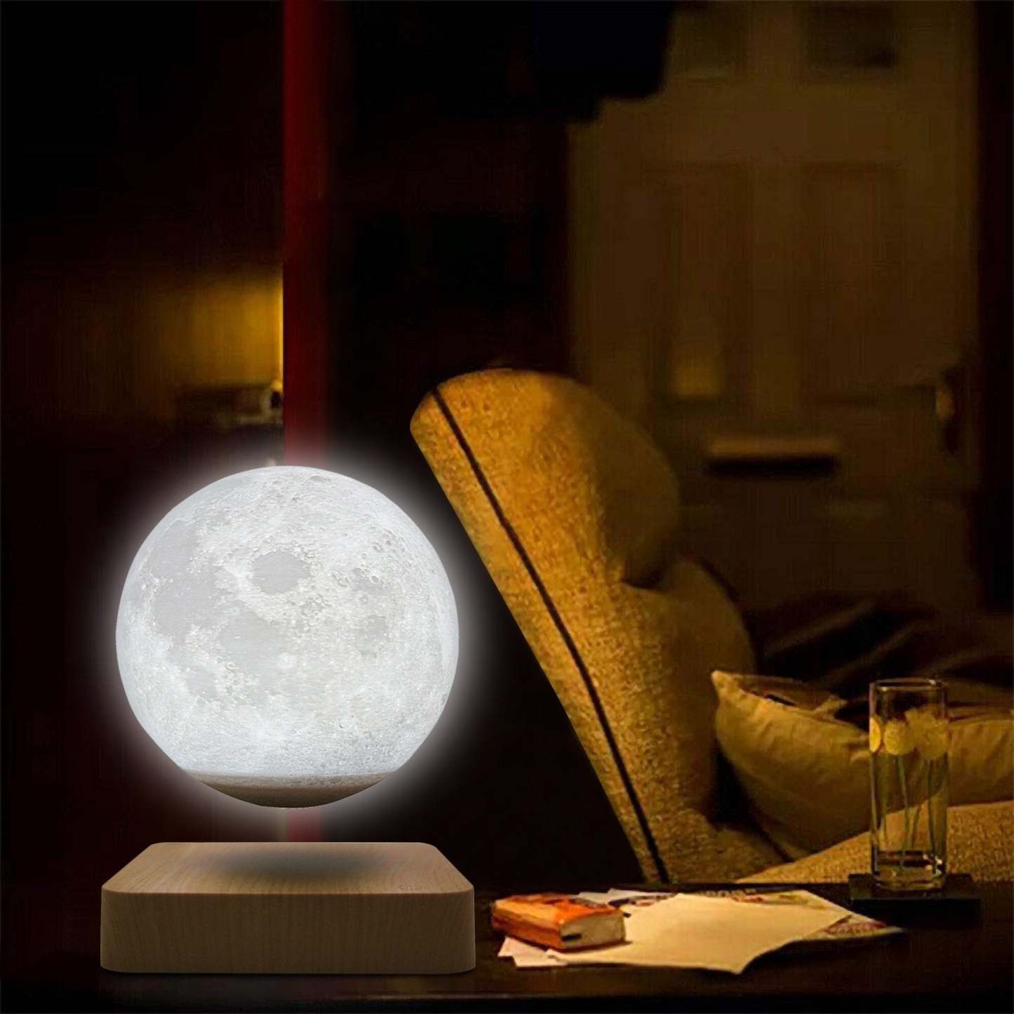 Levitating Moon Lamp
