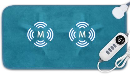 Heating Pad for Back Pain Relief, 12" x 24" Electric Heating Pads for Cramps, Back, Shoulder and Neck with 6 Heat Settings, Fast-Heating Technology, Auto Shut Off, UL Certification, Blue