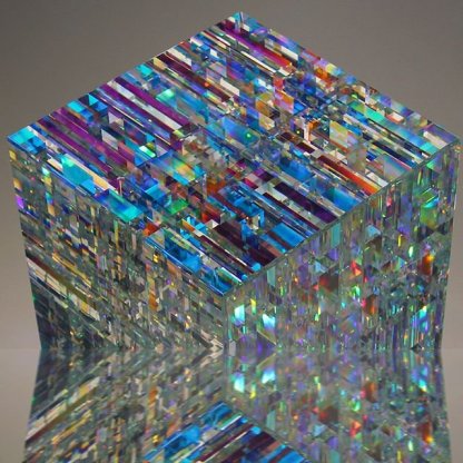 💎Fantasy magic chroma cube art decoration ornaments 
