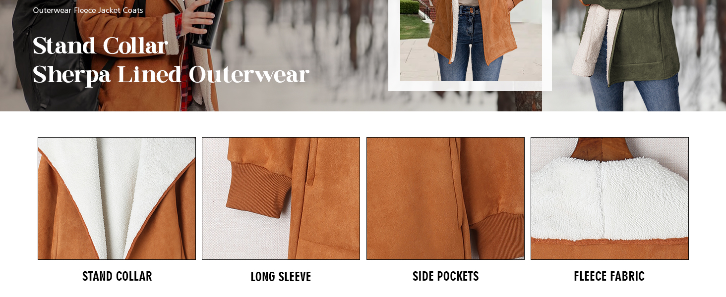 Outerwear Fleece Jacket Coats