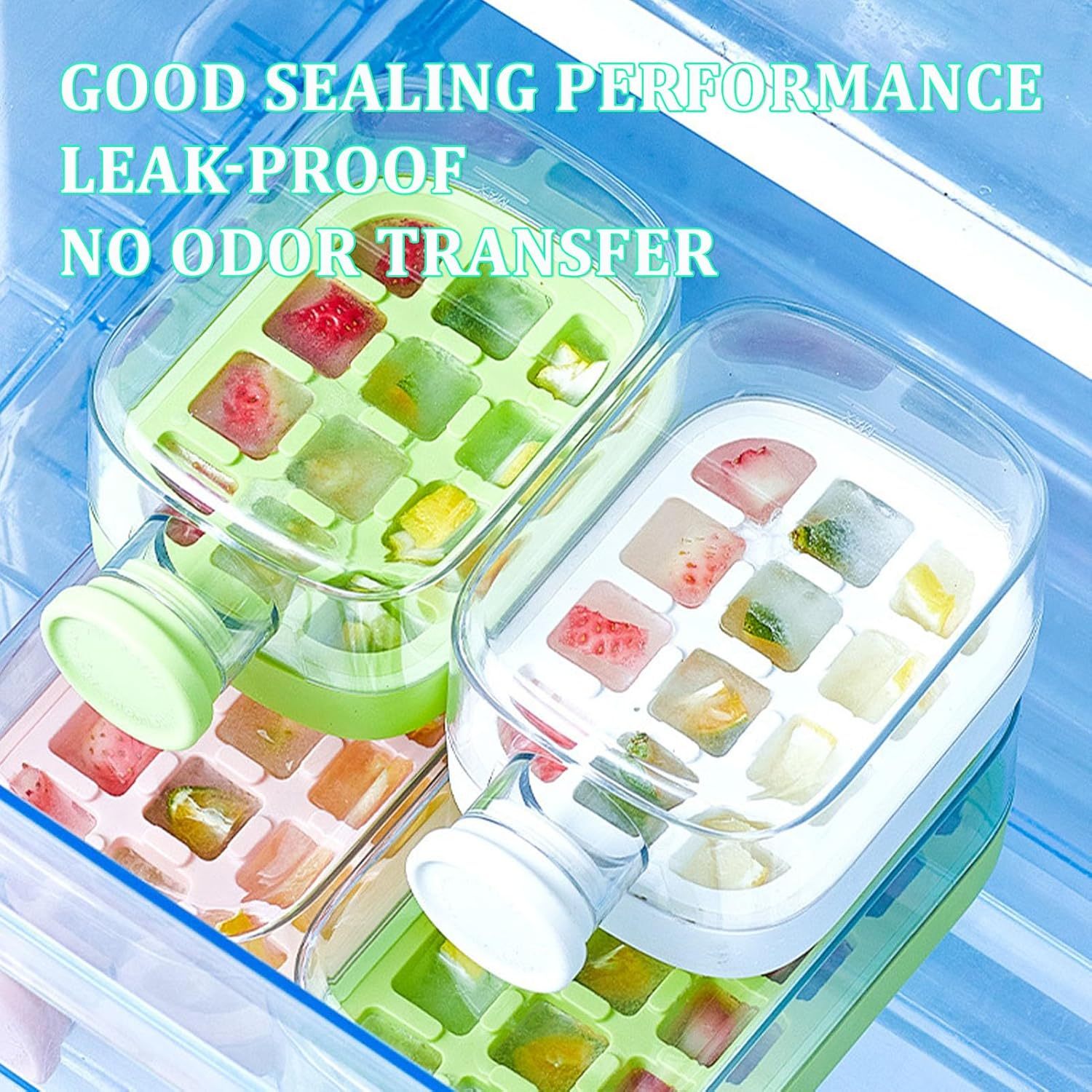 🎁Last Day Promotion 49% OFF🧊🧊——Zero Touch Press Ice Cube Mold