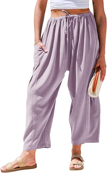 🎁Last Day - Women's Linen Wide Leg Pants with Pockets