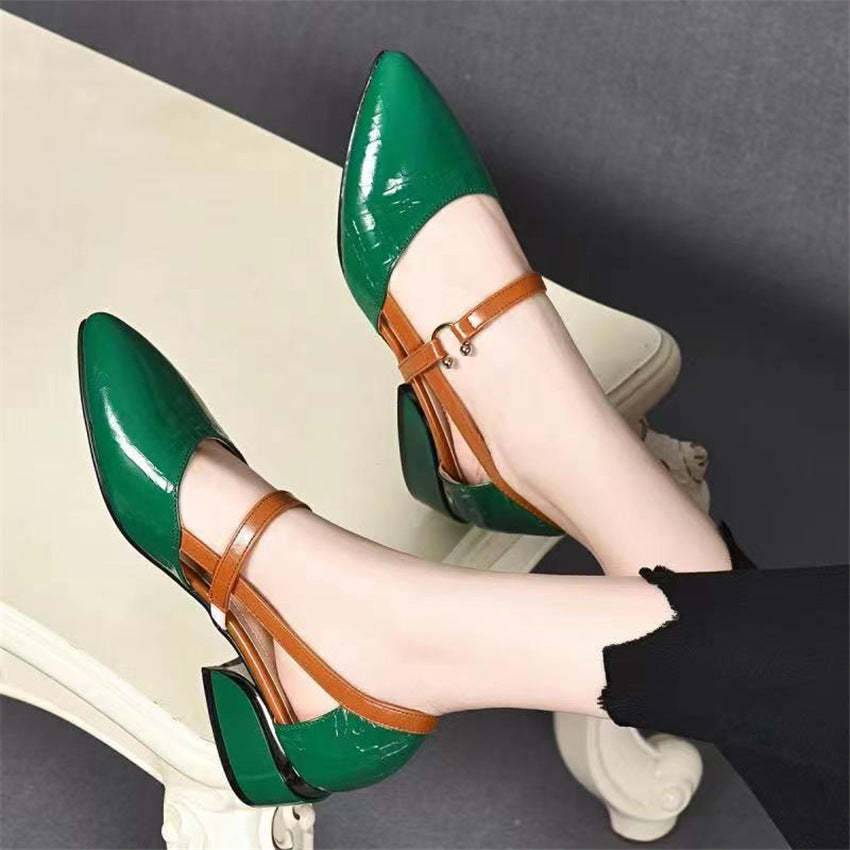🎁This Week's Special Price $32.99💥Brand new genuine leather casual belt solid color large size shoes