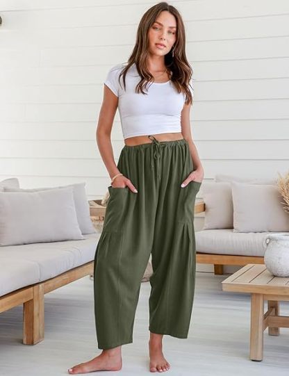 🎁Last Day - Women's Linen Wide Leg Pants with Pockets