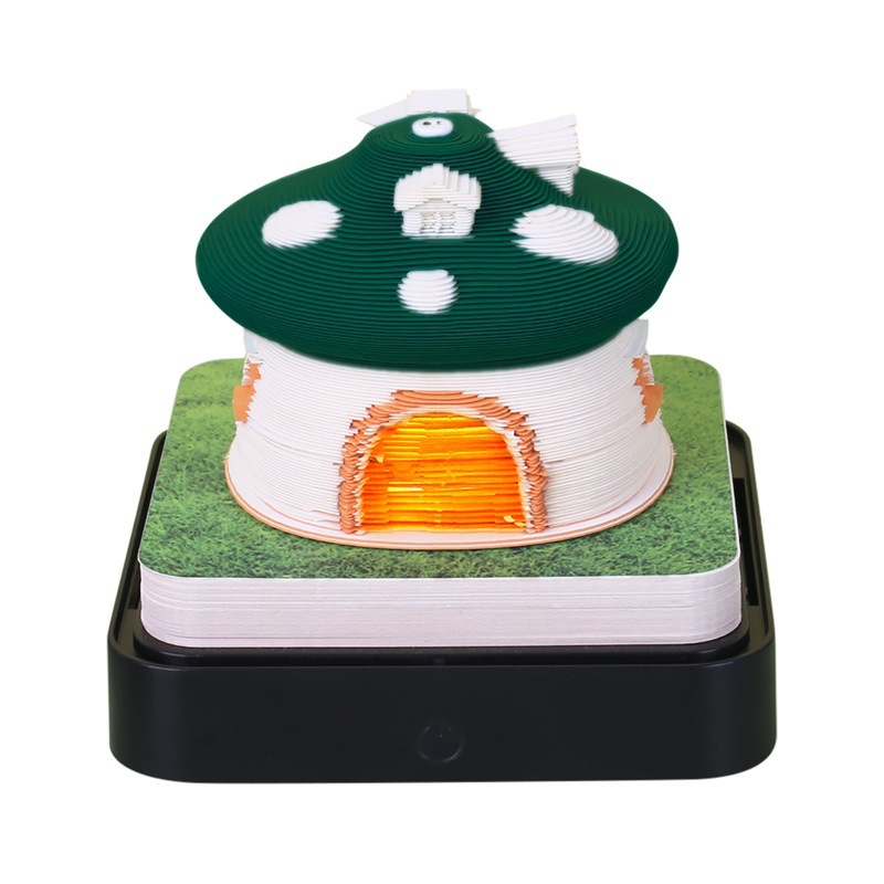 2025 Cross-Border Hottest Castle 3D Three-Dimensional Earth Table Calendar Business Gift Creative Office Supplies