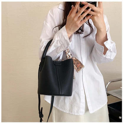 Fashion Bucket Bag Casual Messenger Bag