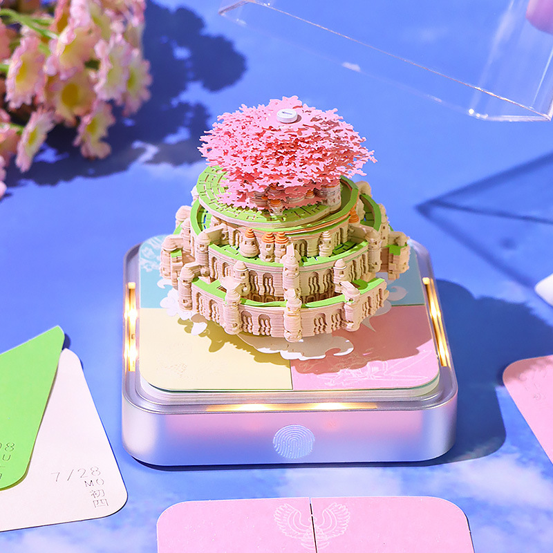 2025 Cross-Border Hottest Castle 3D Three-Dimensional Earth Table Calendar Business Gift Creative Office Supplies