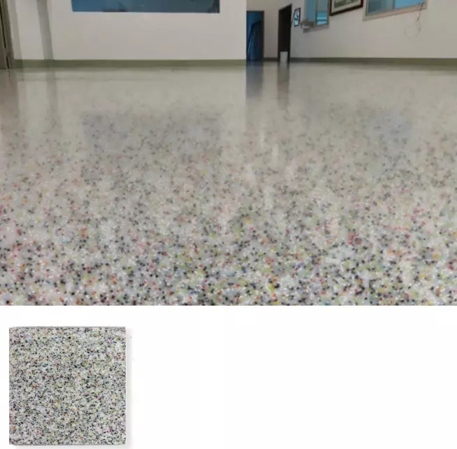 Louis Forest Epoxy Floor Paint,High-Gloss Marble Effect Epoxy Floor Coating