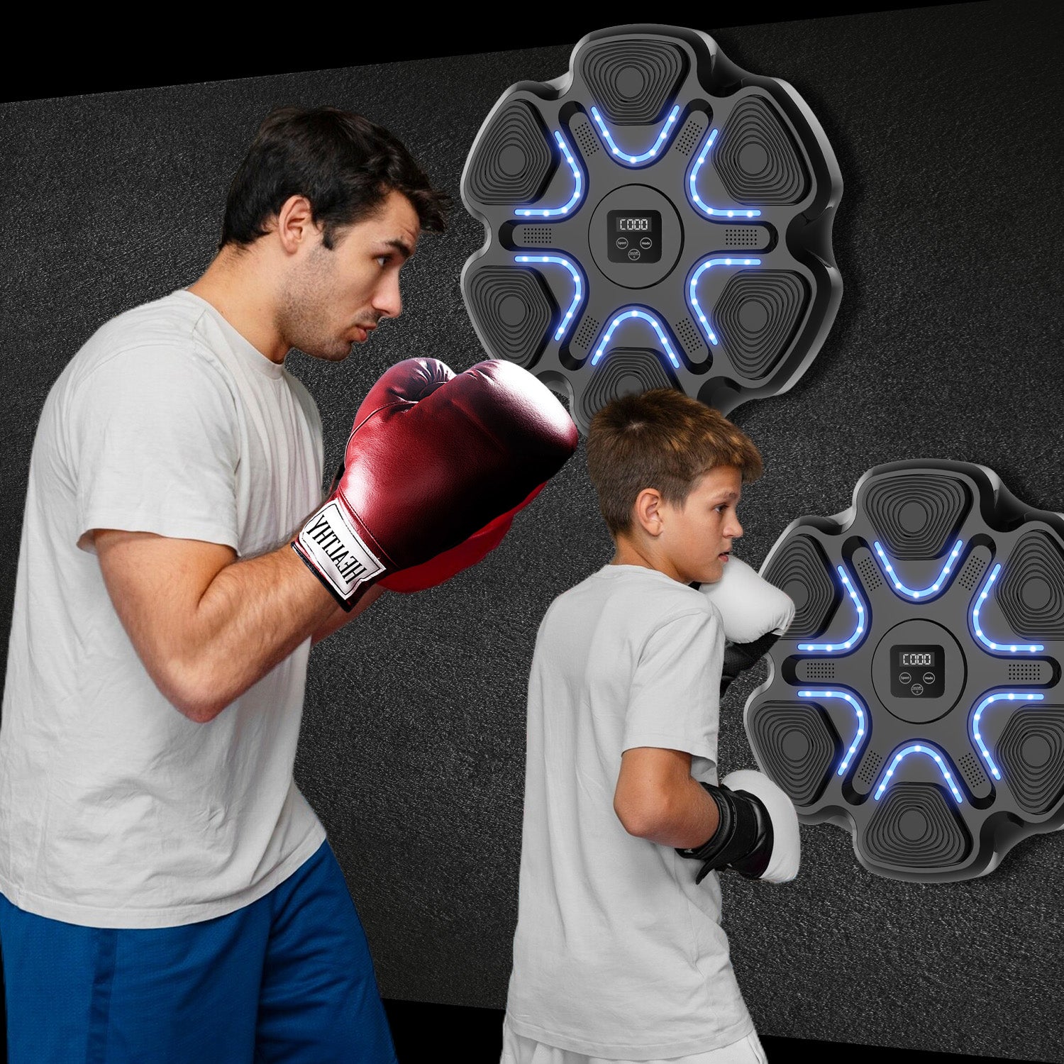 Music Boxing Machine with Boxing Gloves(Adult Edition)