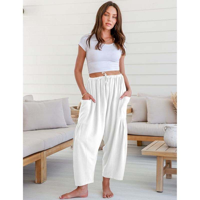🎁Last Day - Women's Linen Wide Leg Pants with Pockets