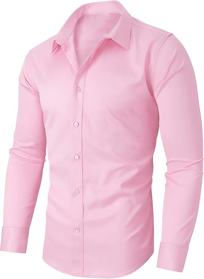 Men's Super Stretchy Quick-Drying Breathable Dress Shirt