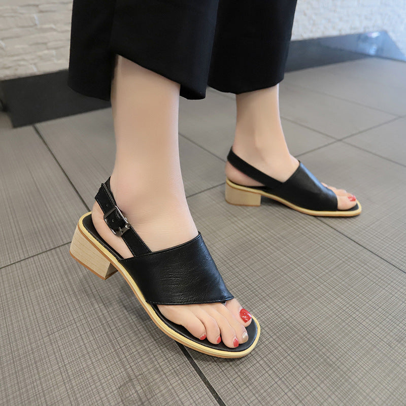 🎁This Week's Special Price $32.99💥Brand new genuine leather casual belt solid color large size shoes