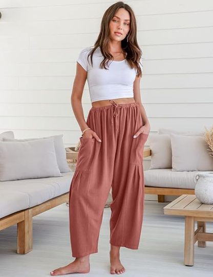 🎁Last Day - Women's Linen Wide Leg Pants with Pockets