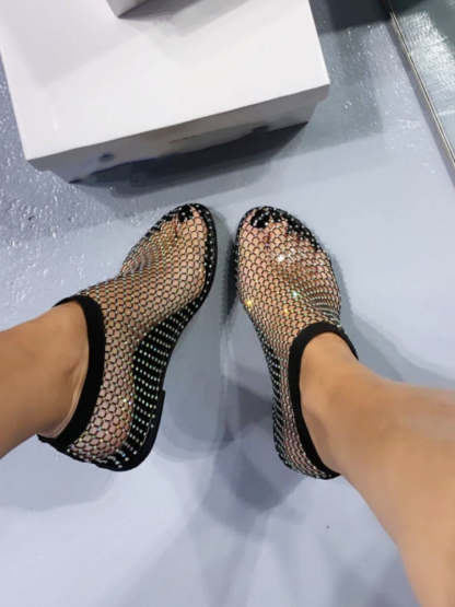 Jewel-Accented Comfort Flats