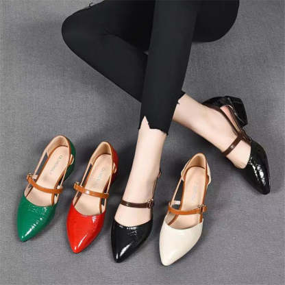 🎁This Week's Special Price $32.99💥Brand new genuine leather casual belt solid color large size shoes