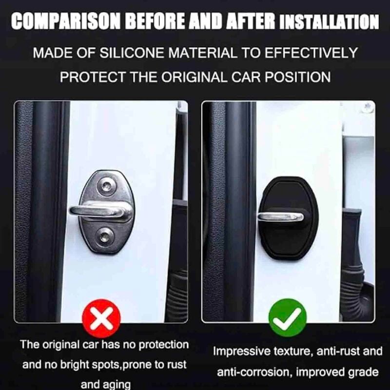 🔥Automobile anti-skid pad Car Door Lock Protector